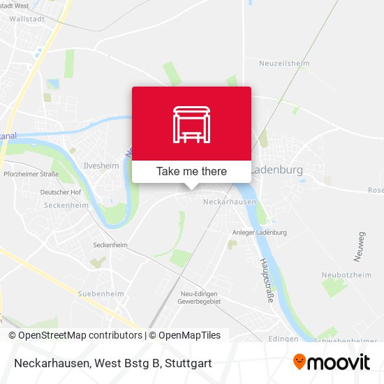 Neckarhausen, West Bstg B map