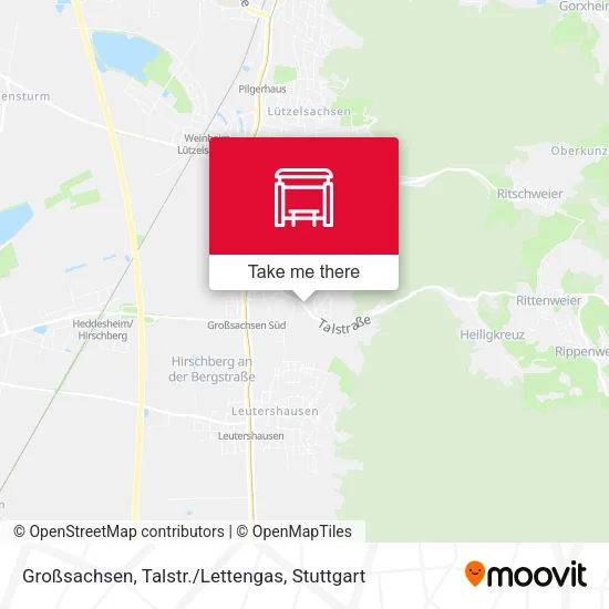 Карта Großsachsen, Talstr./Lettengas