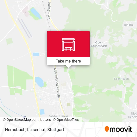 Карта Hemsbach, Luisenhof