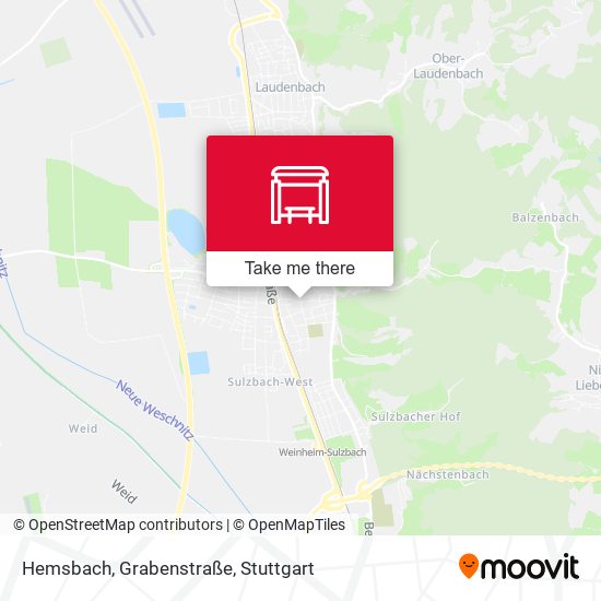 Hemsbach, Grabenstraße map