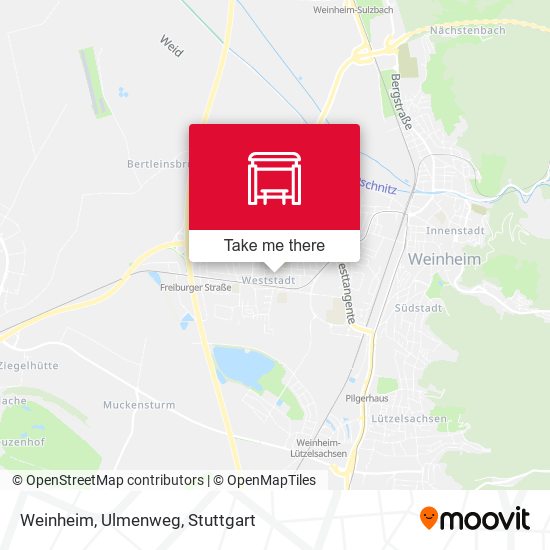 Карта Weinheim, Ulmenweg