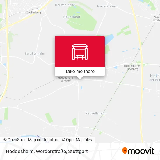 Карта Heddesheim, Werderstraße