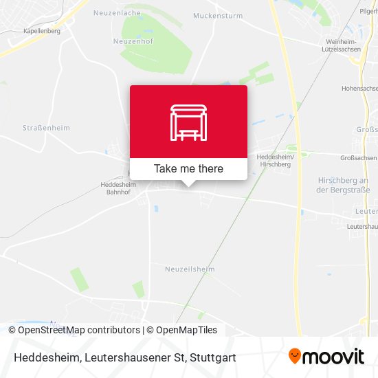 Heddesheim, Leutershausener St map