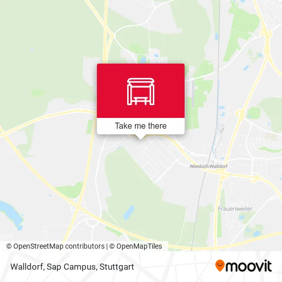 Карта Walldorf, Sap Campus