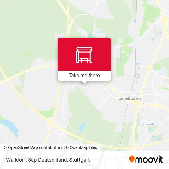 Карта Walldorf, Sap Deutschland