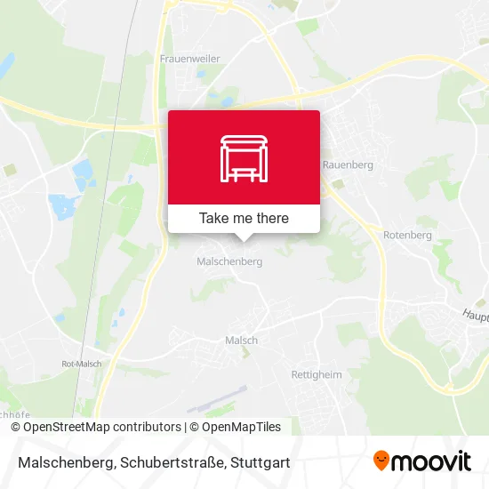 Карта Malschenberg, Schubertstraße