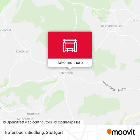 Epfenbach, Siedlung map