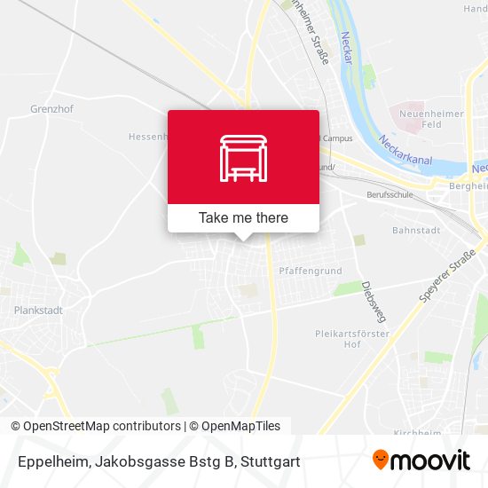 Eppelheim, Jakobsgasse Bstg B map