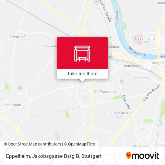 Карта Eppelheim, Jakobsgasse Bstg B