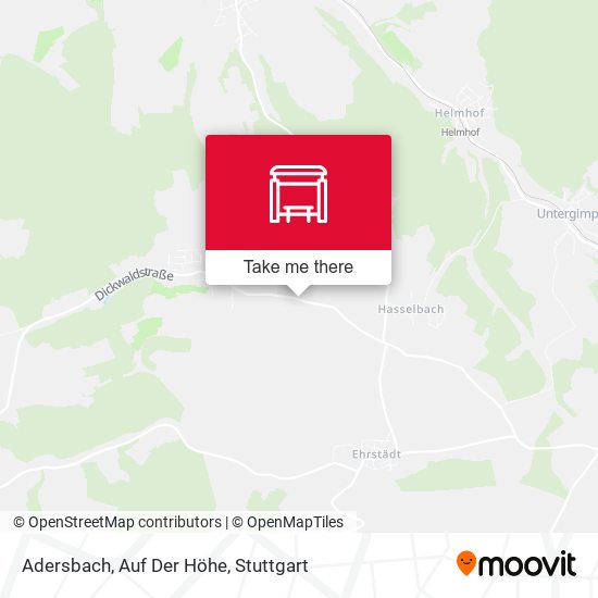 Карта Adersbach, Auf Der Höhe