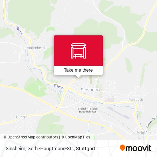 Sinsheim, Gerh.-Hauptmann-Str. map