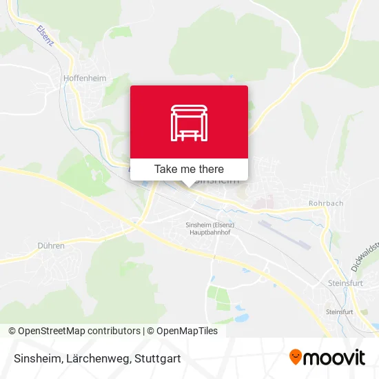 Карта Sinsheim, Lärchenweg