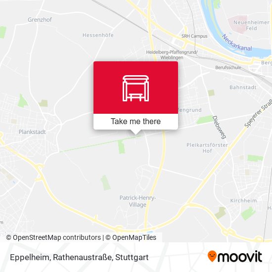 Eppelheim, Rathenaustraße map
