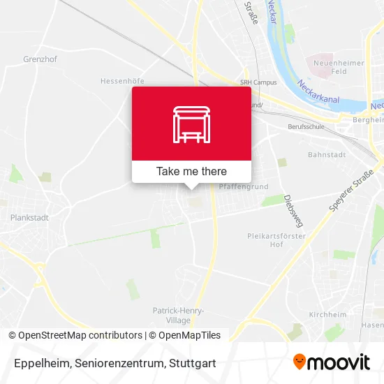 Карта Eppelheim, Seniorenzentrum
