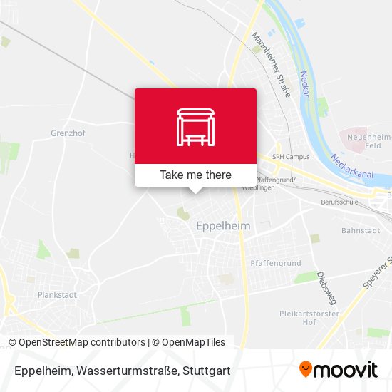 Карта Eppelheim, Wasserturmstraße