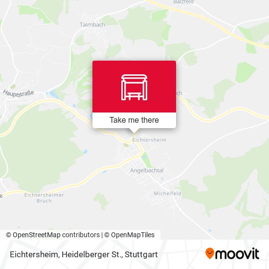 Eichtersheim, Heidelberger St. map
