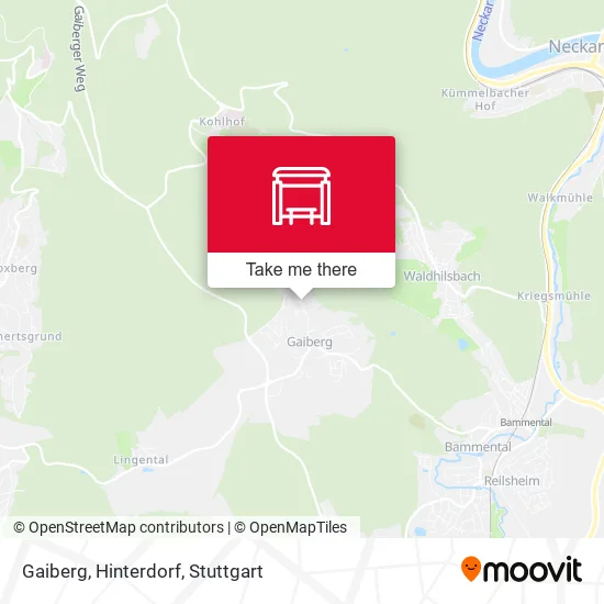 Карта Gaiberg, Hinterdorf