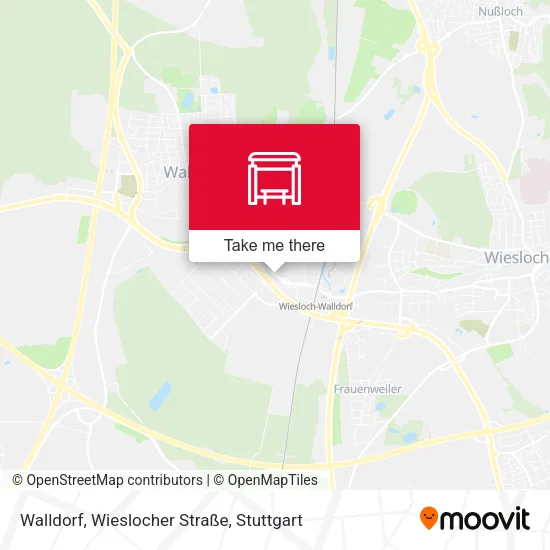 Карта Walldorf, Wieslocher Straße