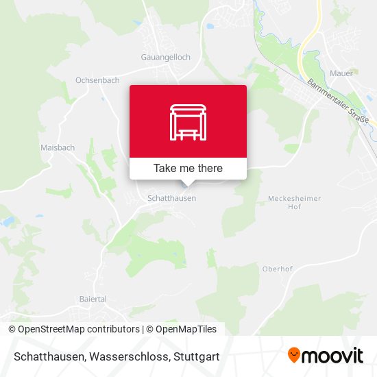 Schatthausen, Wasserschloss map