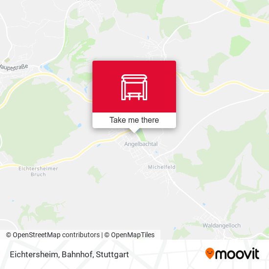 Eichtersheim, Bahnhof map