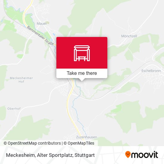 Карта Meckesheim, Alter Sportplatz