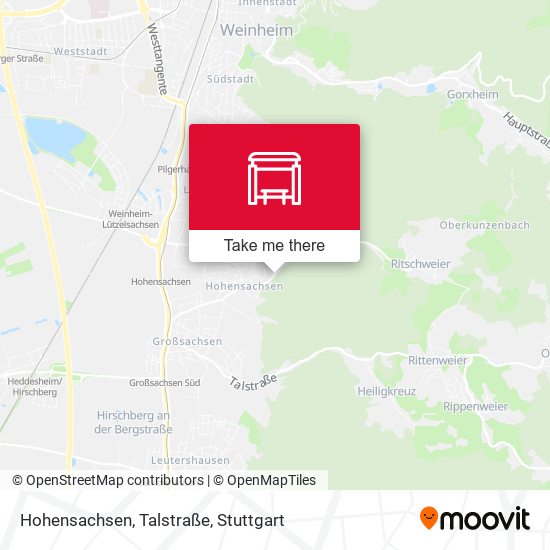 Карта Hohensachsen, Talstraße