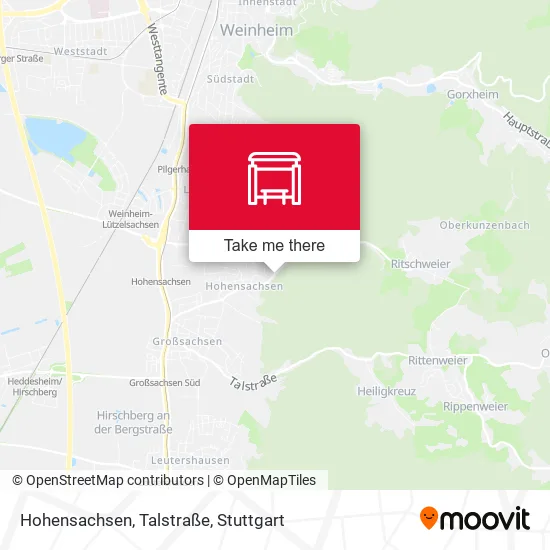 Карта Hohensachsen, Talstraße