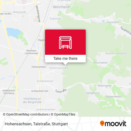 Hohensachsen, Talstraße map