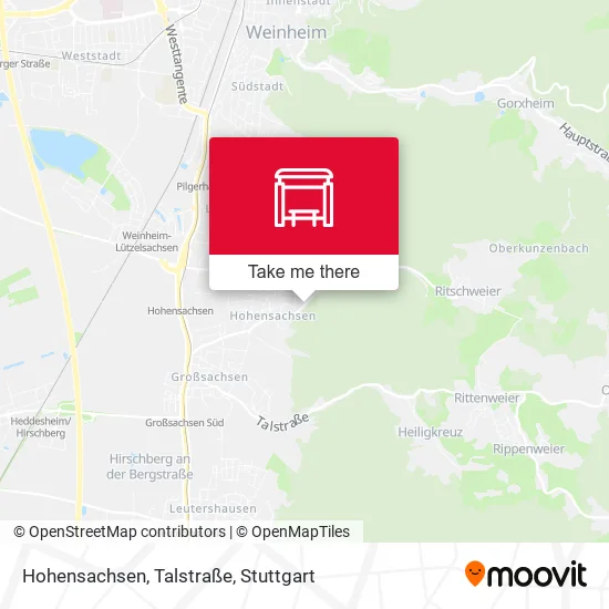 Карта Hohensachsen, Talstraße