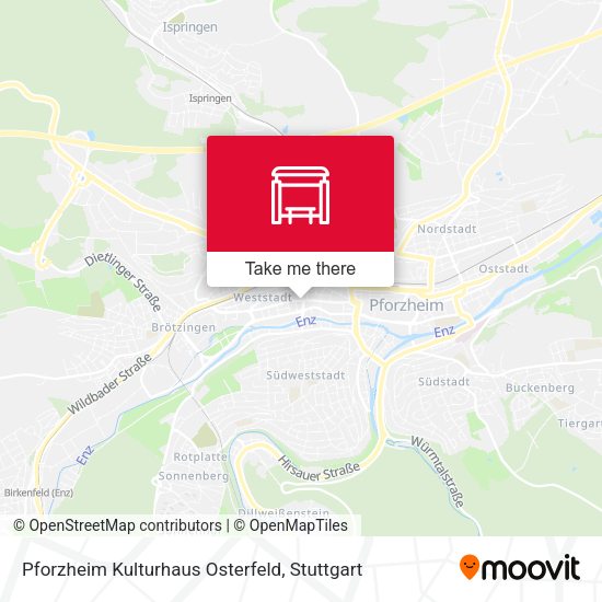 Pforzheim Kulturhaus Osterfeld map