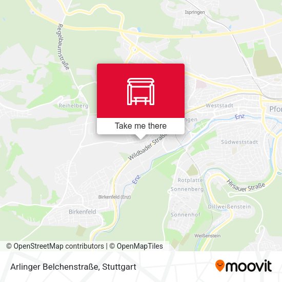 Карта Arlinger Belchenstraße