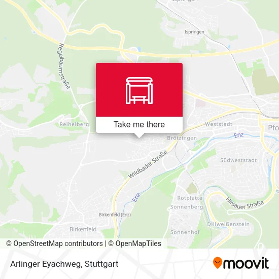 Карта Arlinger Eyachweg