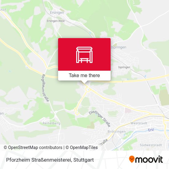 Карта Pforzheim Straßenmeisterei