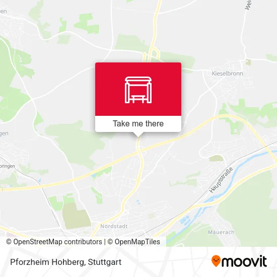 Карта Pforzheim Hohberg