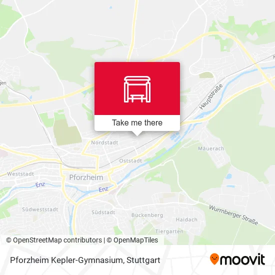 Карта Pforzheim Kepler-Gymnasium