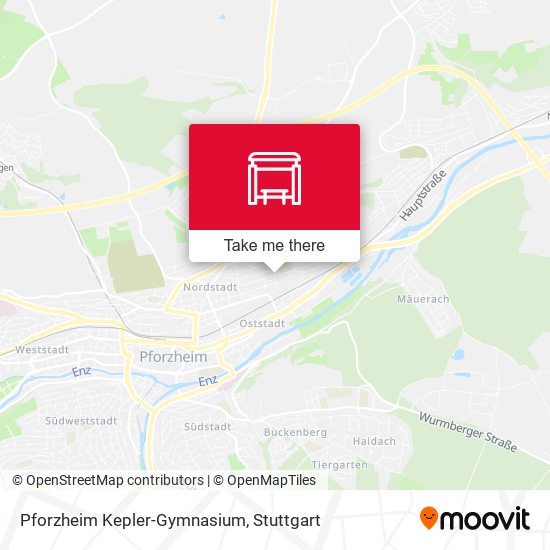 Pforzheim Kepler-Gymnasium map