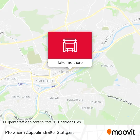 Карта Pforzheim Zeppelinstraße