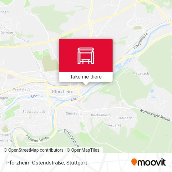 Карта Pforzheim Ostendstraße