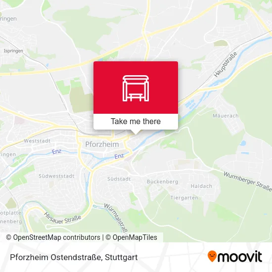 Карта Pforzheim Ostendstraße