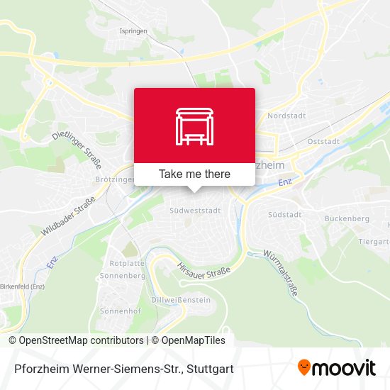 Pforzheim Werner-Siemens-Str. map