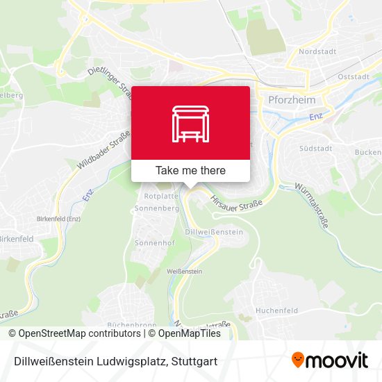 Dillweißenstein Ludwigsplatz map