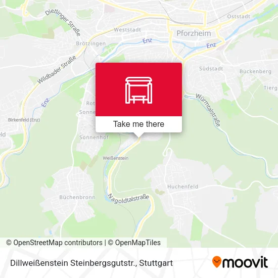 Карта Dillweißenstein Steinbergsgutstr.