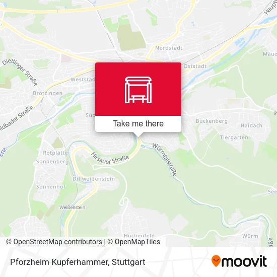 Карта Pforzheim Kupferhammer