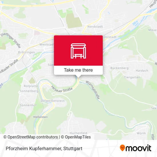 Карта Pforzheim Kupferhammer