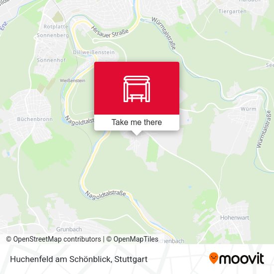 Huchenfeld am Schönblick map