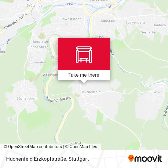 Карта Huchenfeld Erzkopfstraße