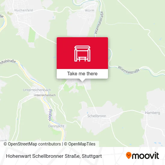 Карта Hohenwart Schellbronner Straße
