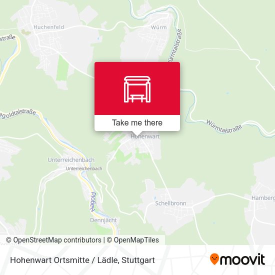 Карта Hohenwart Ortsmitte / Lädle