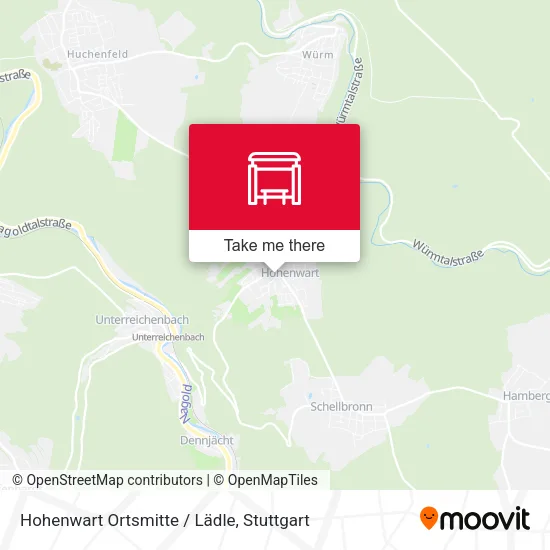 Карта Hohenwart Ortsmitte / Lädle