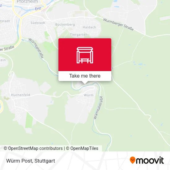 Карта Würm Post
